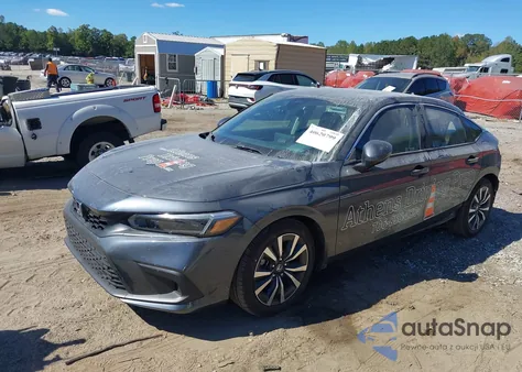 2023 Honda Civic Ex-L /Ex-L W/O Bsi from USA, damaged, VIN 19XFL1H70PE016693